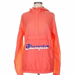 Champion Woman’s Bright Coral‎ Hooded Jacket